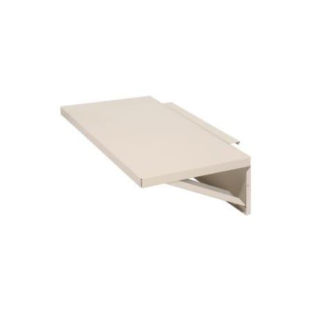 Global Equipment Side Shelf Kit For   Computer Cabinet, Light Gray, Set of 2 237368GY